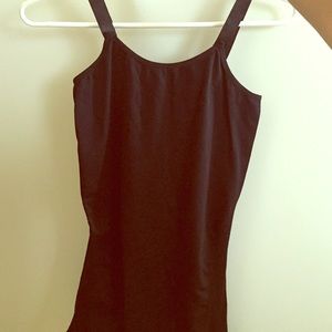 Maternity Black stretch tank