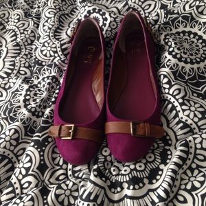 Plum Chaps Flats