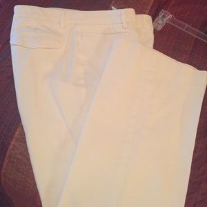 Gap white bootcut trousers