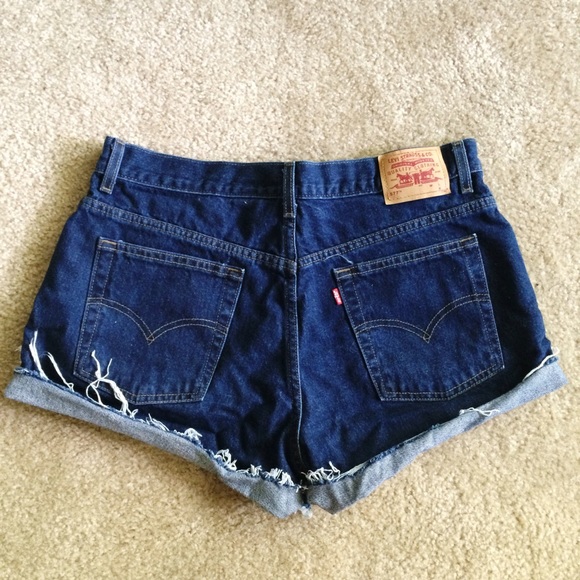 Levi's Denim - Levi's Vintage High Waisted Denim Shorts 33