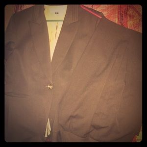 Tahari brown two piece suit size 18