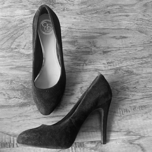 Black Suede Heels