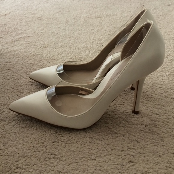 NWOT Zara Collection White Heels