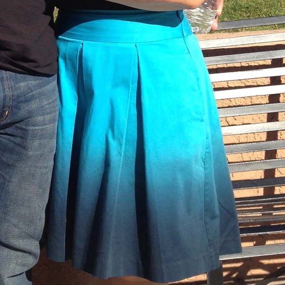 EXPRESS DESIGN STUDIO SKIRT, AQUA BLUE.