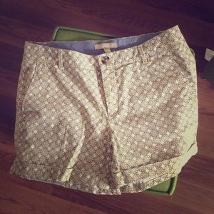 ❌SOLD❌Banana Republic patterned shorts