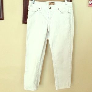 Paige white Capri jeans