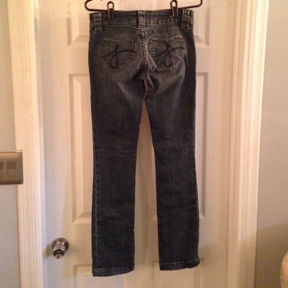 Juicy Couture Denim Jeans. Heart Pocket. Size 27 - Picture 1 of 2