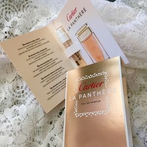 Brand new Cartier EAU DE PARFUM 2 sample 1.5 ml.