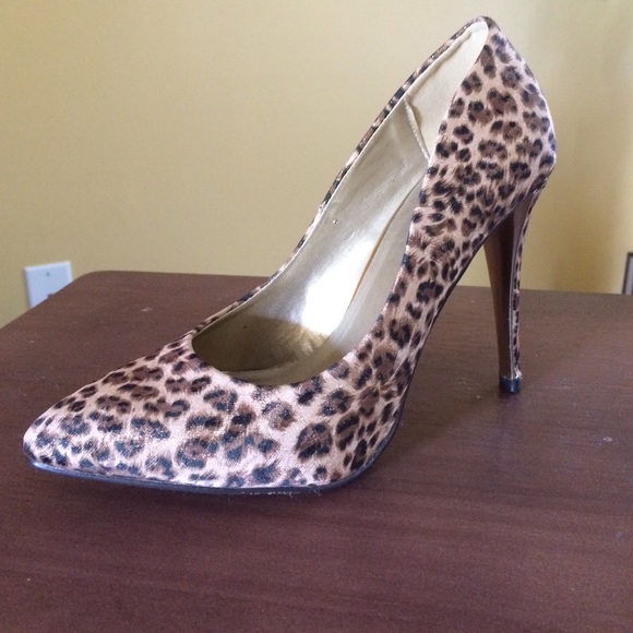 Cheetah print heels
