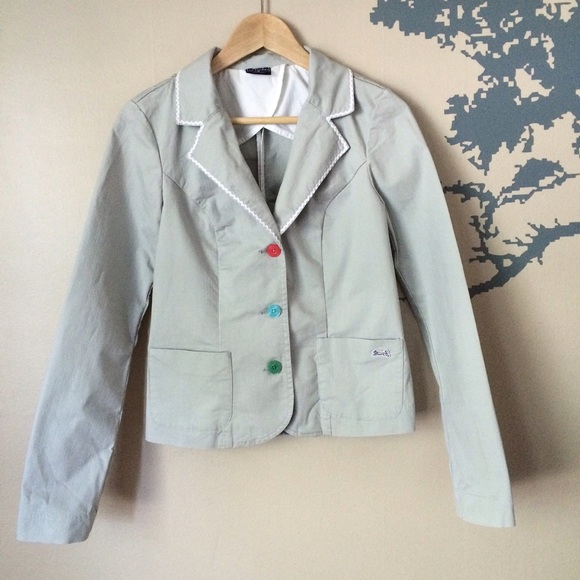 Le Tigre Grey Blazer - Picture 2 of 4