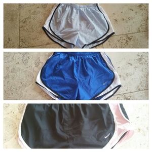 Lot of 3  nike running shorts
