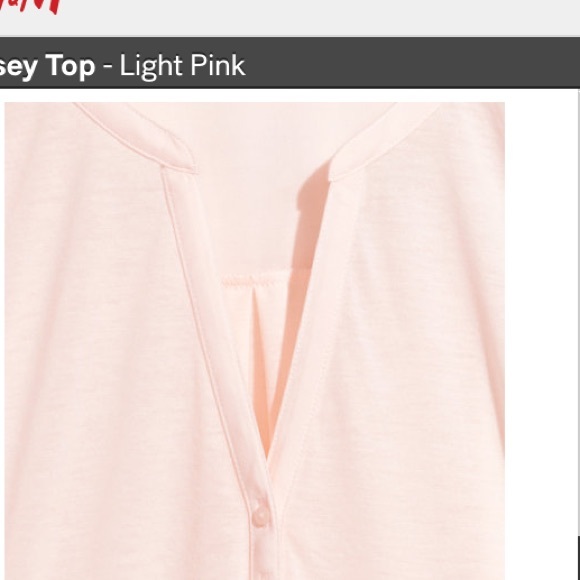 NWOT Pink H&M shirt - Picture 2 of 3