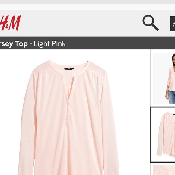 NWOT Pink H&M shirt - Picture 3 of 3
