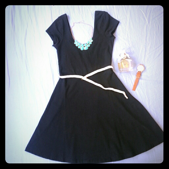 Black Skater Dress