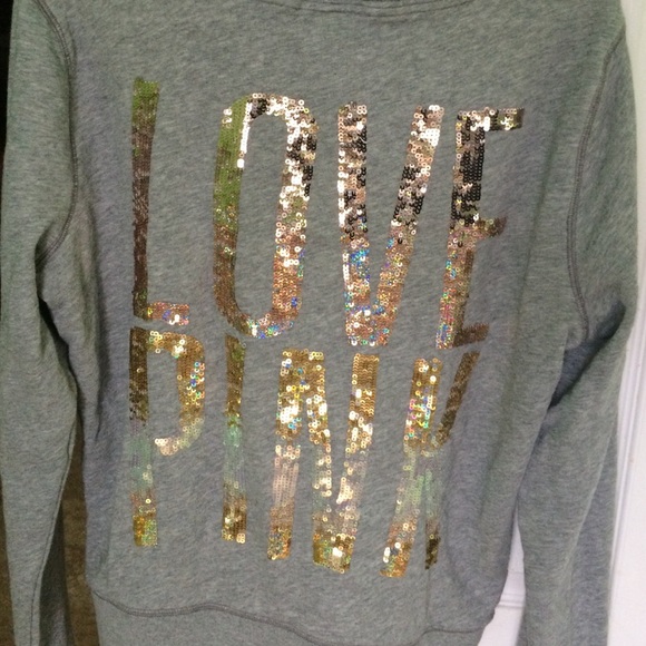 Vs pink bling jacket
