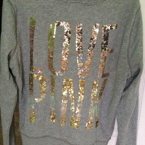 Vs pink bling jacket