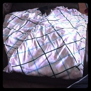 Pink and blue pj pants