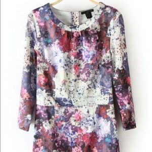 H&M Long-Sleeved Shift Dress