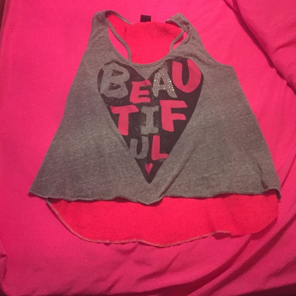Razor back tank top
