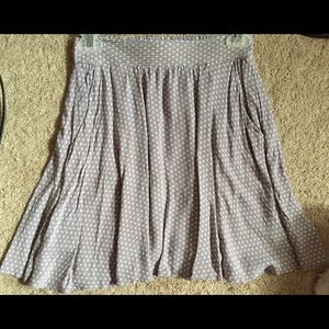 Maison Jules Polka Dot Skirt