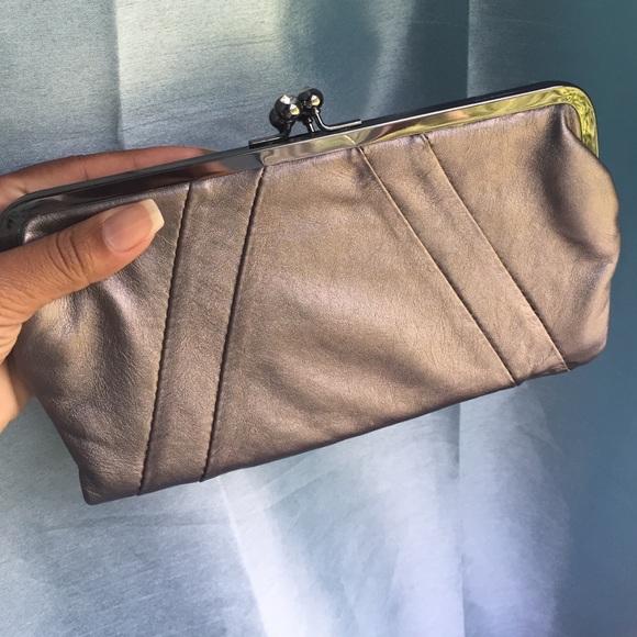 Gun metal clutch NWOT