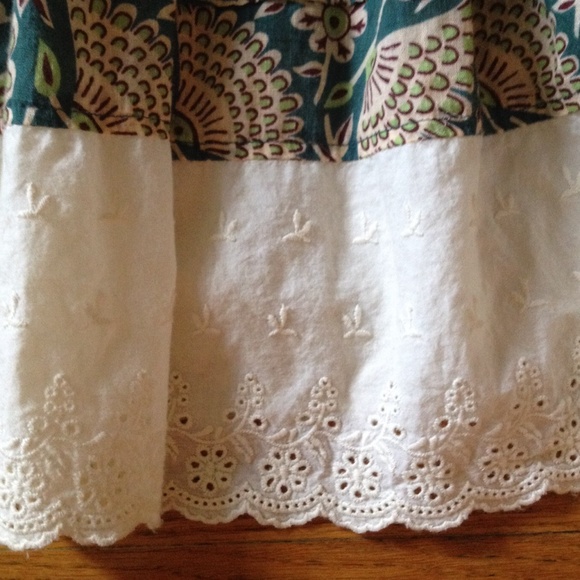 FREE PEOPLE Green Fan Dress - Picture 3 of 3