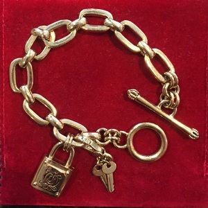 Gold Juicy Couture bracelet