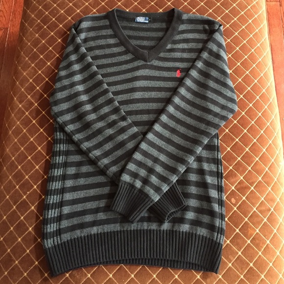 Polo Ralph Lauren Other - Men's Polo Sweater Black and Gray