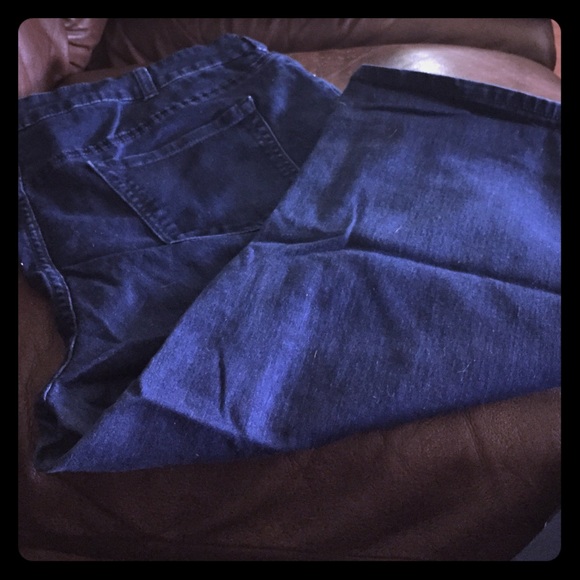 Lane Bryant stretch denim capris - Picture 1 of 4