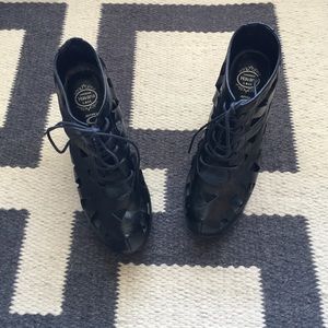 Jeffrey Campbell laser cut wedges