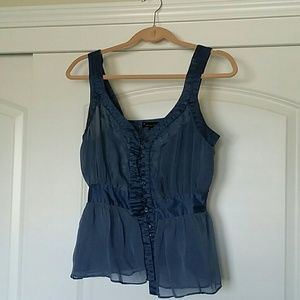 Forever 21 Lacy Blue Top