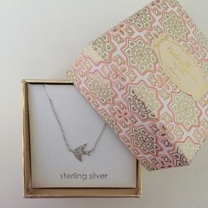new sterling bird necklace