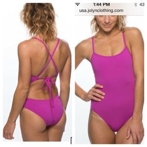 Jolyn Swimwear "Jordy" tie back onsie 26