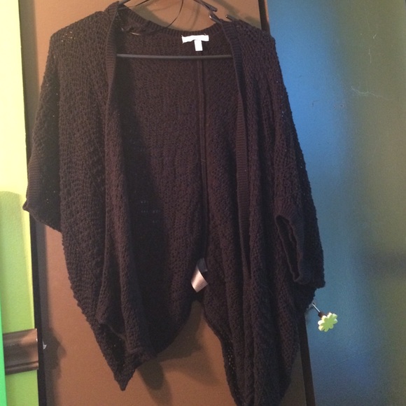 Black cardigan