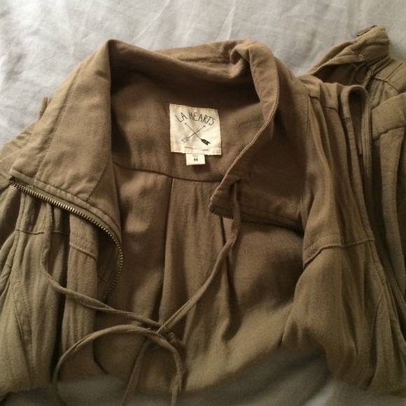 olive green vest
