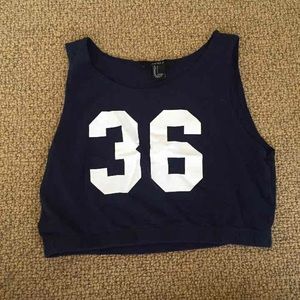 Forever21 sports crop top