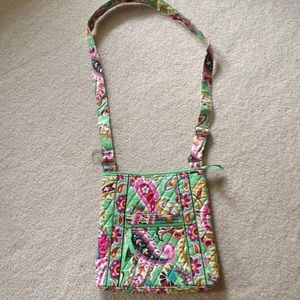 Vera Bradley patterned over the shoulder bag