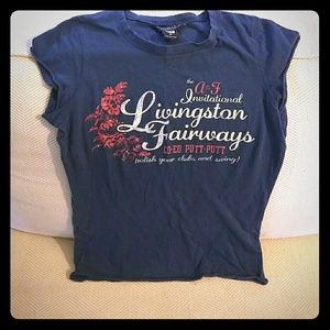 Abercrombie tee & Banana Republic cardigan size S