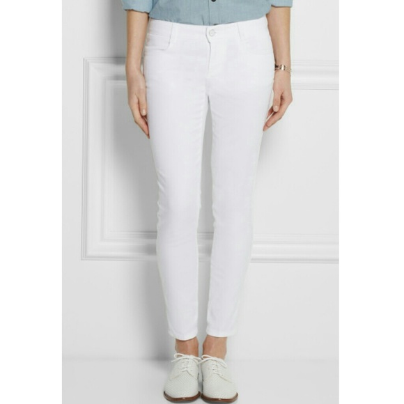 Stella McCartney Denim - Stella McCartney Sz 25/34 Straight leg White Denim