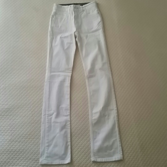 Stella McCartney Sz 25/34 Straight leg White Denim - Picture 2 of 4