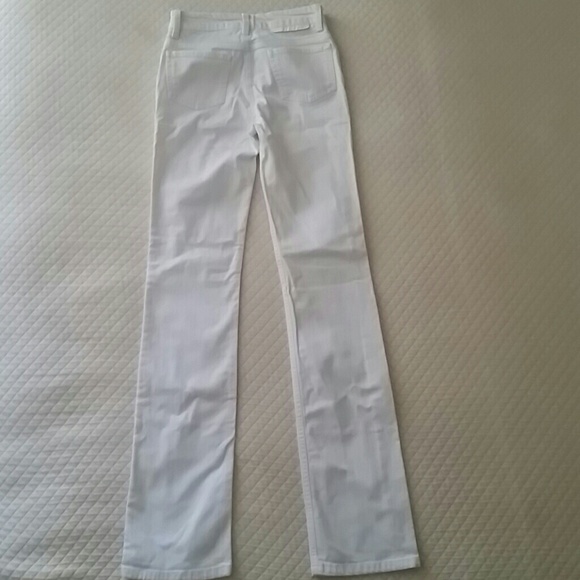 Stella McCartney Sz 25/34 Straight leg White Denim - Picture 3 of 4