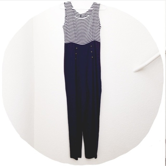 Navy Sailor Jumpsuit
