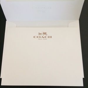 Authentic coach stationary!