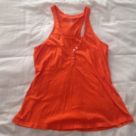 Orange tank top