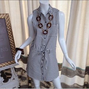 Navy/White Stripe Sundress