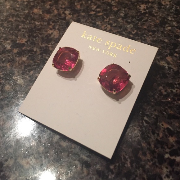 NWOT KATE SPADE Pale Pink Crystal Earrings