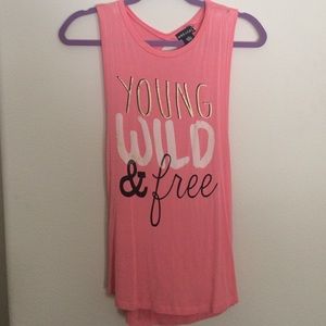 Young wild and free tank