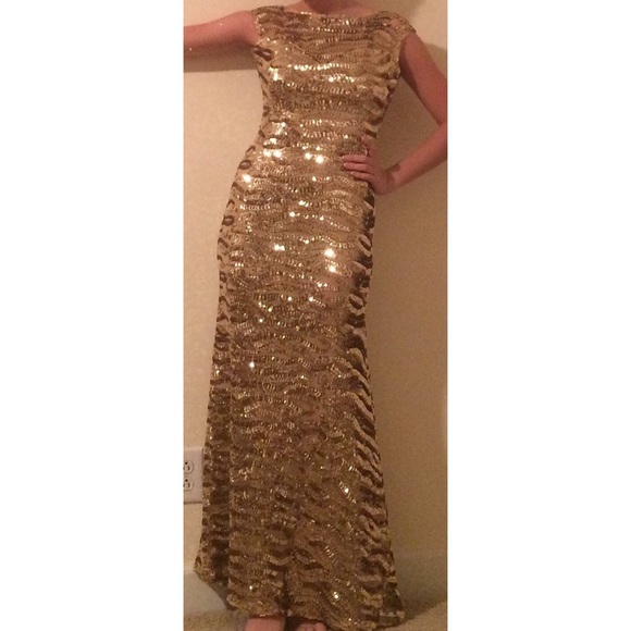 Gold Prom/ Formal dress