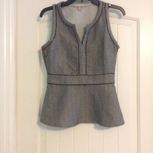 Banana republic peplum top.
