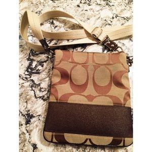 Coach cross body purse
